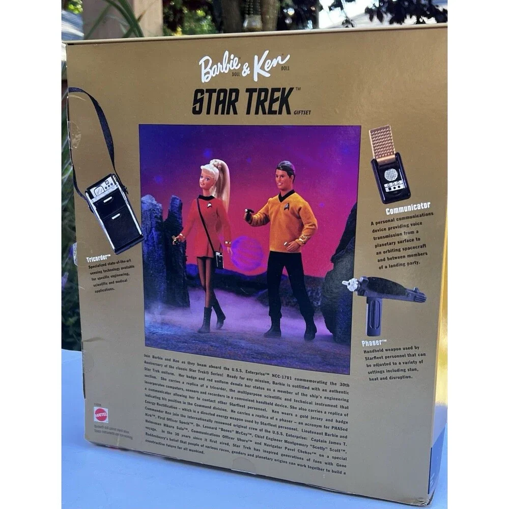 VTG 1996  Star Trek Barbie & Ken 30th Anniversary collector Editions Doll Set